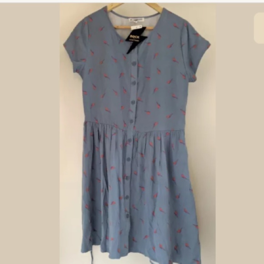 Junk Food Lightning Bolt David Bowie Dress - Picture 3 of 8